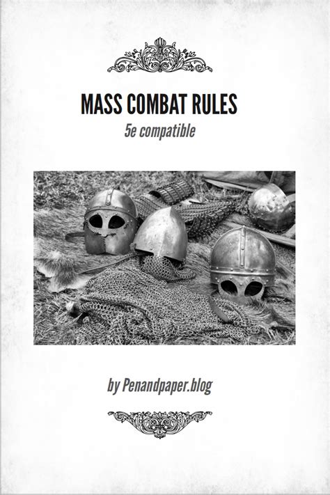 Mass Combat Rules 5e Compatible | Penandpaper.blog