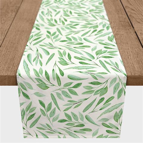 72" Spring Green Leaf Table Runner | Michaels