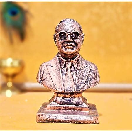 Buy ESPLANADE Brass Dr. B. R. Ambedkar Bust Idol Statue Murti- 5.25" Online at Low Prices in ...