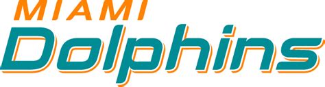 Miami Dolphins Wordmark Logo - National Football League (NFL) - Chris ...