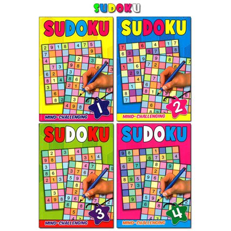 SUDOKU MIND CHALLENGING 4 IN 1 | Lazada