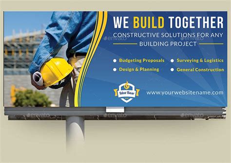 Construction Advertising Bundle Vol.3 | Logistics design, Construction, Brochure design template