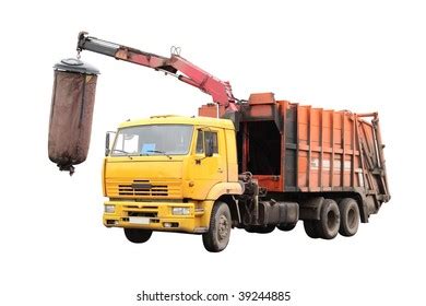 Garbage Truck Under White Background Stock Photo 39244885 | Shutterstock