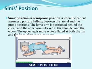 Semi Prone Position