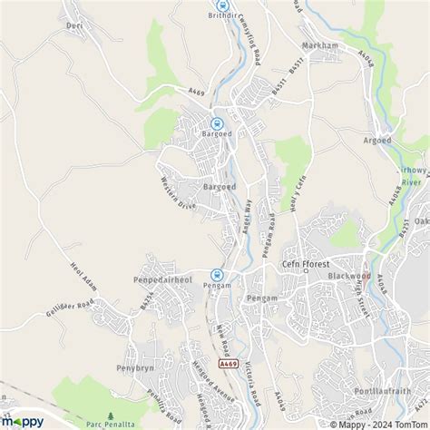 Map Bargoed: map of Bargoed (CF81 8) and practical information