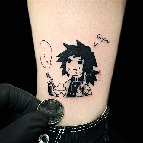 I do anime tattoos! Here’s one I did recently if Giyuu Tomioka! Hope you guys enjoy it! : r ...