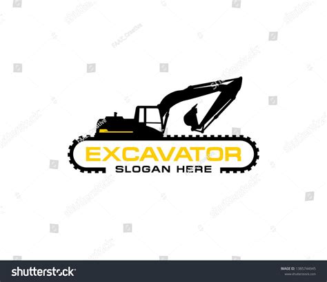 Excavator logo template vector. Heavy equipment logo vector for construction company. Creative ...