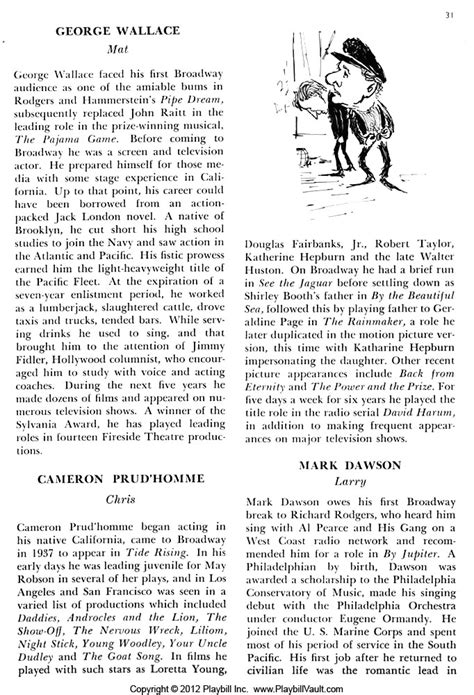 New Girl in Town (Broadway, Richard Rodgers Theatre, 1957) | Playbill