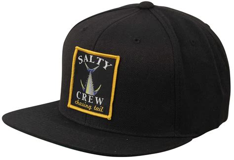 Salty Crew Chasing Tail Snapback Hat - Black For Sale at Surfboards.com ...