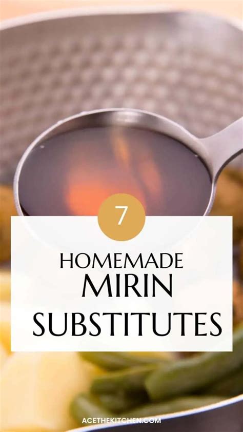 Mirin Substitute - 7 Things You Can Use Instead of Mirin - acethekitchen.com