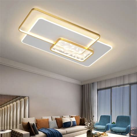 Modern Ceiling Light Rectangular Led Ceiling Lamp For Living Room ... | Led ceiling light ...