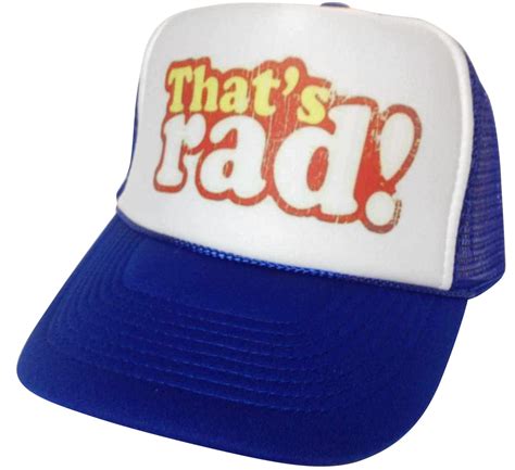 That's Rad! Trucker Hat, Mesh Hat, Snap Back Hat, Trucker Hats