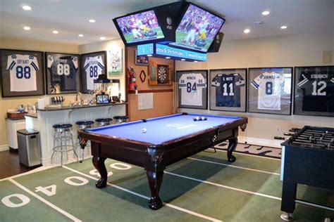 The Ultimate Game Room – Dallas Cowboys Style | Man cave room, Man cave ...