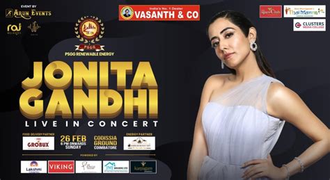 Jonita Gandhi Live in Concert | Coimbatore