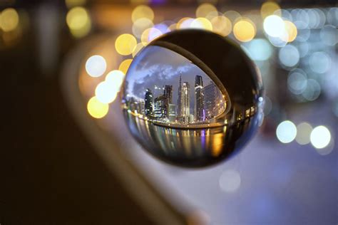 Lensball night photography - Creative photography school.