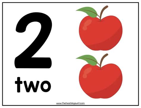 Numbers Flashcards 1-20 - The Teaching Aunt