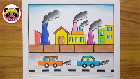 Air Pollution Drawing / Stop Air Pollution Poster Drawing / Environment Pollution Drawing - YouTube