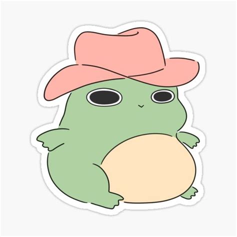 Pegatina 'Rana vaquera' de nichoe-val | Frog drawing, Cute animal drawings kawaii, Cute doodles