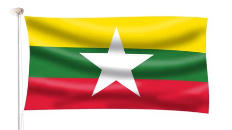 Myanmar (Burma) Flag | Hampshire Flag Company