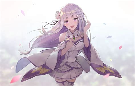 Wallpaper girl, smile, Emilia, From scratch, Re Zero Kara Hajime Chip Isek Or Seikatsu, Life In ...