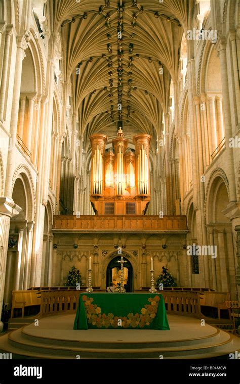 Interior Norwich cathedral England Stock Photo - Alamy