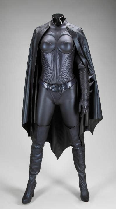 BATGIRL COSTUME FROM BATMAN & ROBIN - A dark blue Batgirl costume worn in Batman & Robin (Warner ...