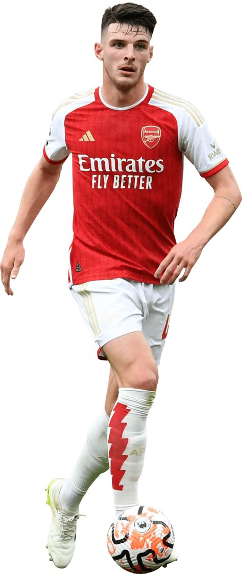 Declan Rice Arsenal football render - FootyRenders