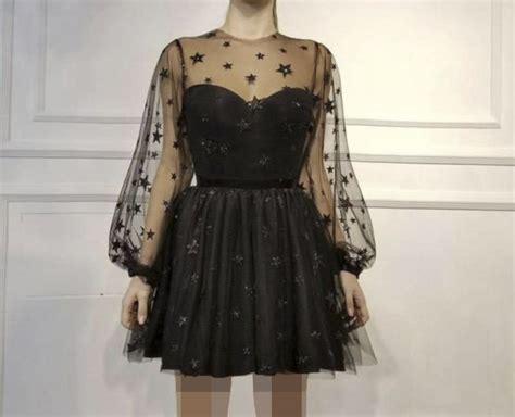 مدل لباس مجلسی کوتاه با پارچه تور طرح‌دار | Mini homecoming dresses ...