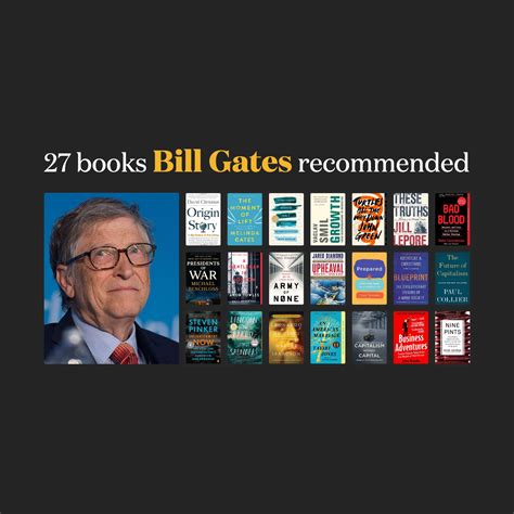 Bill Gates book recommendations