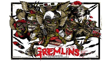 Gremlins animated wallpaper, Gremlins, digital art, movies, movie poster HD wallpaper ...