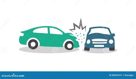 Car Crash Stock Vector - Image: 50633101