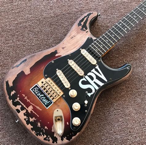 custom shop limited edition Masterbuilt srv stevie ray vaughan tribute ...