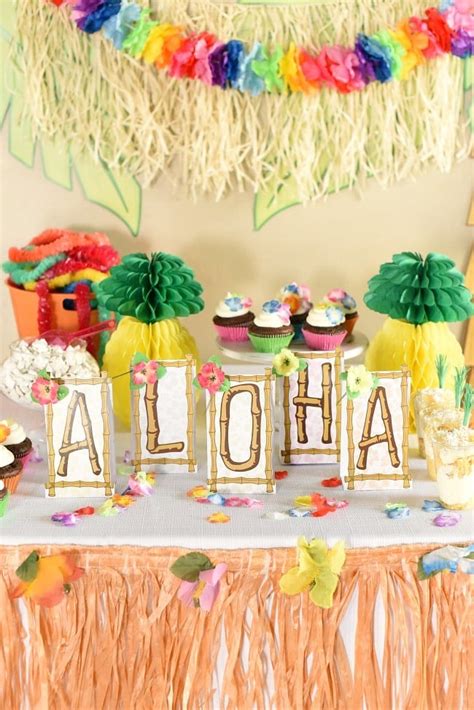 Inexpensive Diy Luau Party Decorations | Shelly Lighting