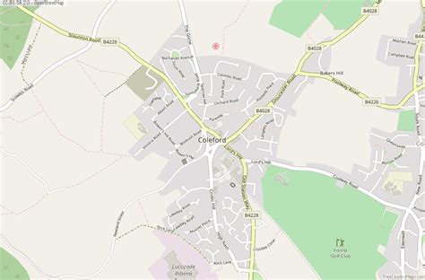 Coleford Map Great Britain Latitude & Longitude: Free England Maps