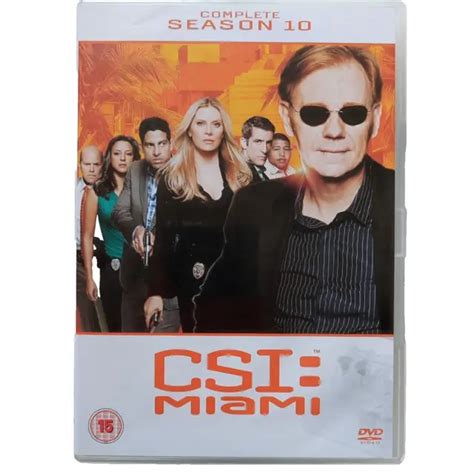 CSI MIAMI SERIES 10 DVD Box Set Complete Season Ten Crime Scene Investigation EUR 35,09 ...