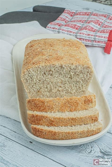 Easy Rice Flour Bread - Gluten Free - Chef Lolas Kitchen