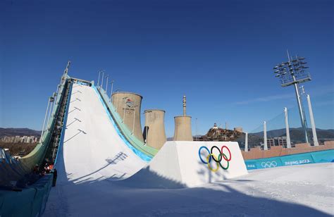 Winter Olympics’ ski jump in Beijing looks like a dystopian hellscape ...