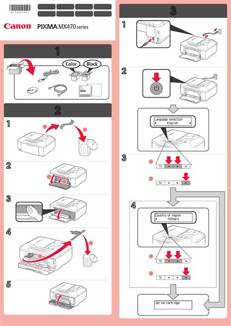 Manual Canon Pixma MX475 (page 1 of 4) (English, German, Dutch, French, Italian, Portuguese ...