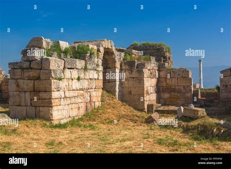 Ruins of ancient Laodicea on the Lycus, Denizli Province, Turkey Stock ...