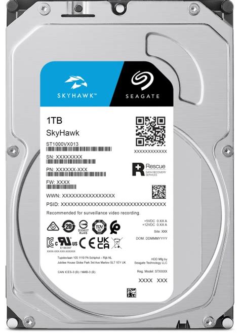 Seagate SkyHawk 1TB, SATA 6Gb/s (ST1000VX013) starting from £ 47.11 ...