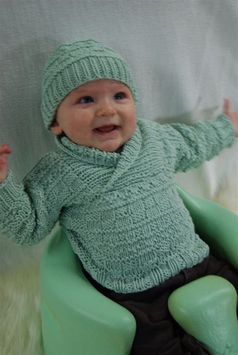 Busy Baby Boy Sweater & Hat | Brown Sheep Company, Inc.