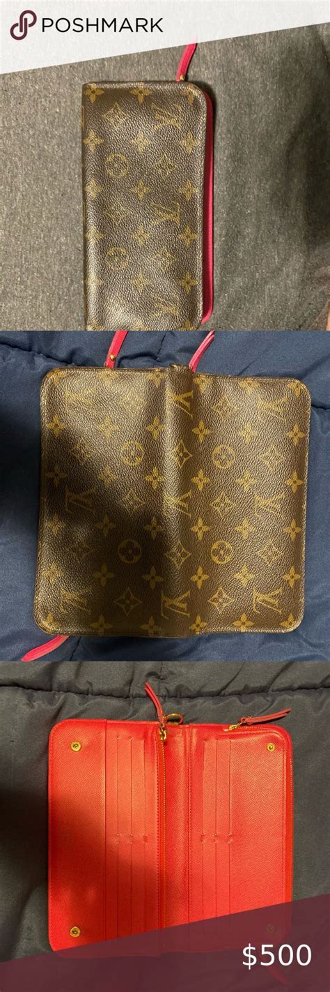 Louis Vuitton Wallet - long, pink inside in 2021 | Louis vuitton wallet ...