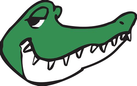 Alligator Head Outline