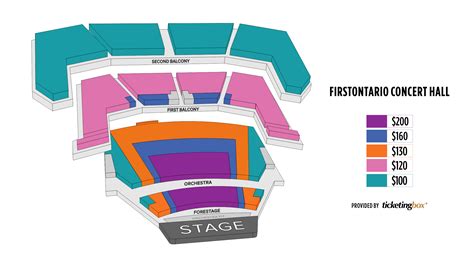 Hamilton FirstOntario Concert Hall Seating Chart