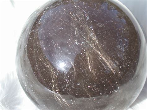 Smoky Rutilated Quartz Sphere SPCB2 – The Sphere Maker