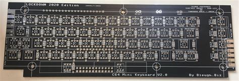 C64mini fully working keyboard mod - rev2 PCB just arrived : r/c64