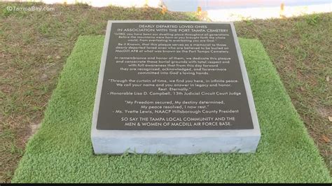 MacDill honors destroyed Black cemetery found on base property | wtsp.com