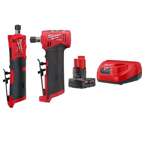 Milwaukee M12 FUEL 12V Lithium-Ion Brushless Cordless 1/4 in. Straight ...