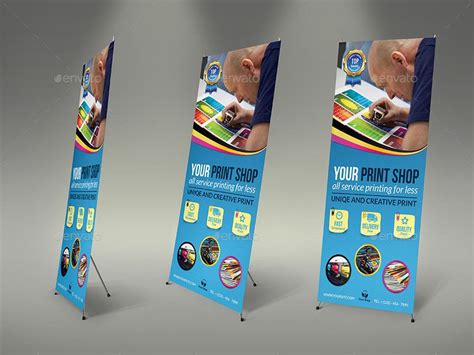 three roll up banners for printing and advertising