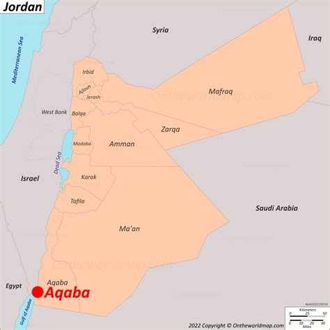 Aqaba Map | Jordan | Detailed Maps of Aqaba